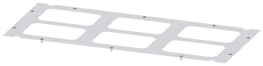 Floor plate for module inserts IP30 by Siemens