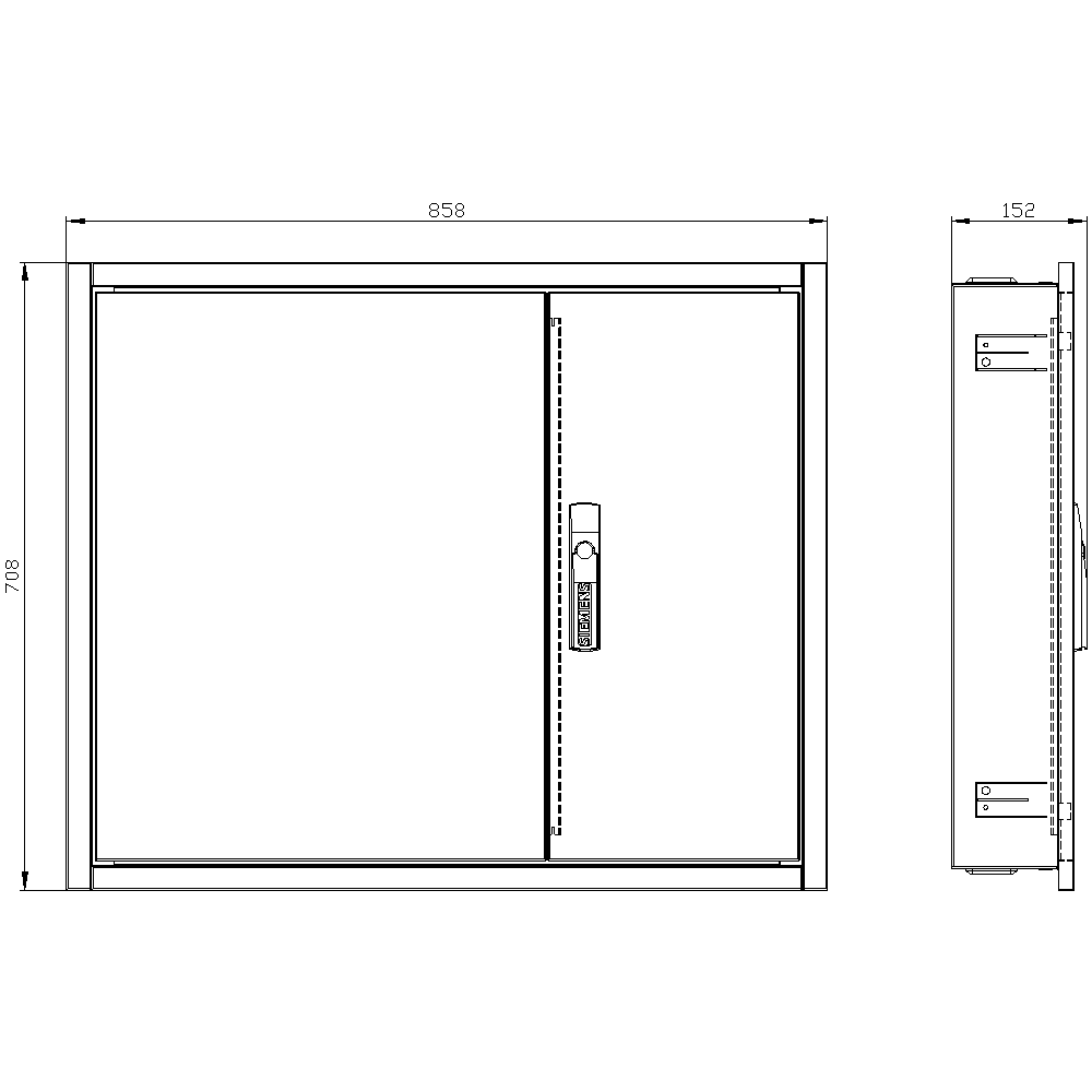 ALPHA 160 DIN flush-mounted board SK2 - Image 2
