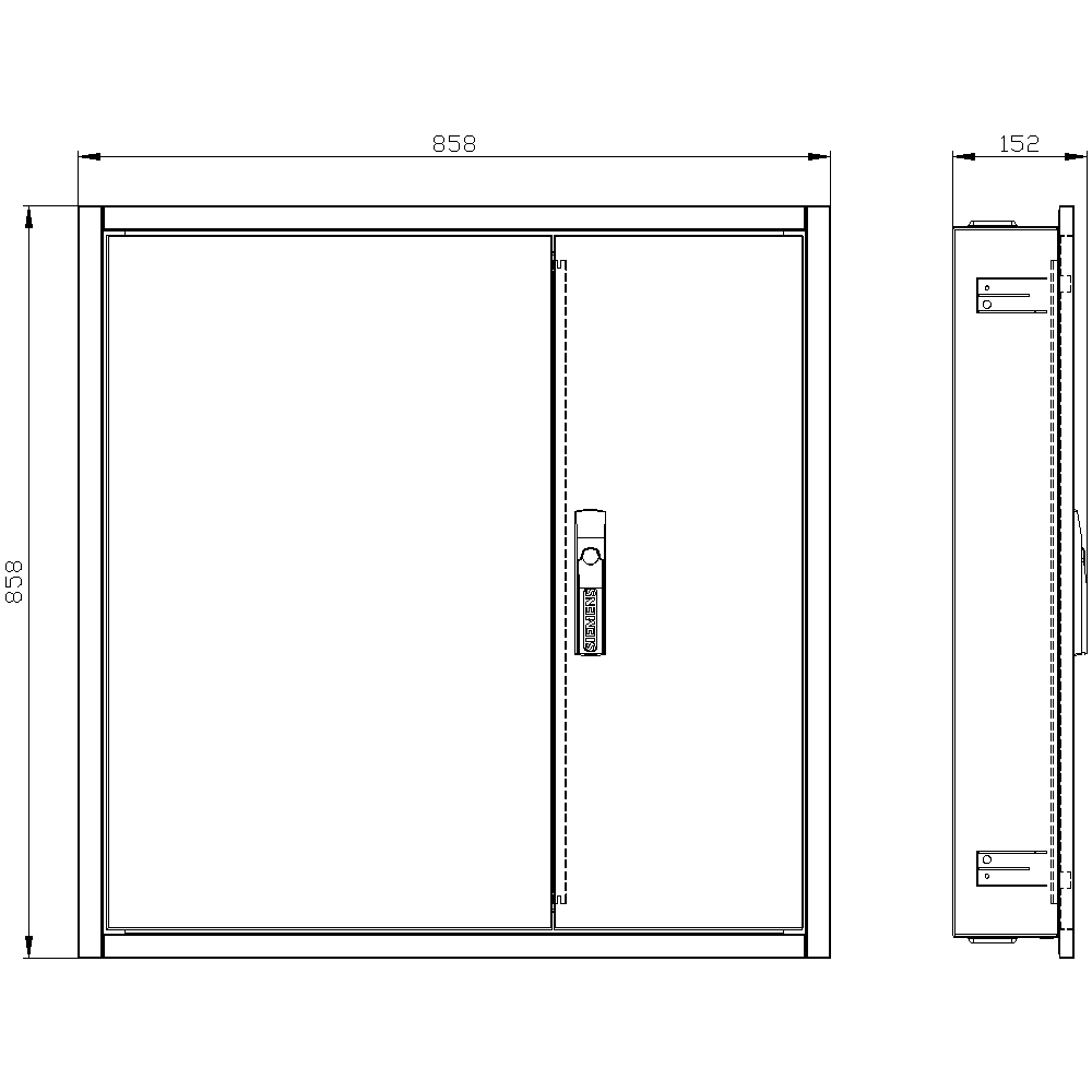 ALPHA 160 DIN flush-mounted board SK2 - Image 2