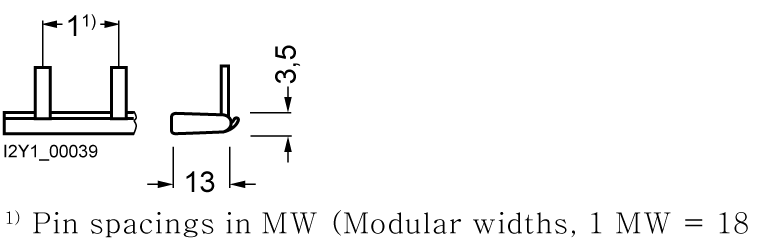 Kolíková přípojnice 16mm2, 1fáz., 56x 1fáz., 1016mm lze zaříznout