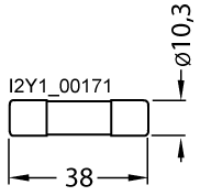 SENTRON, válcová pojistková vložka, třída CC, 3 A, rychlá, jmenovité napětí AC: 600 V