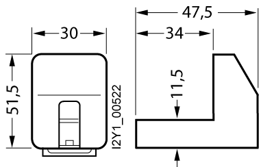 3NX3114 Kryt z izolačního materiálu k NH spodku velikost 0