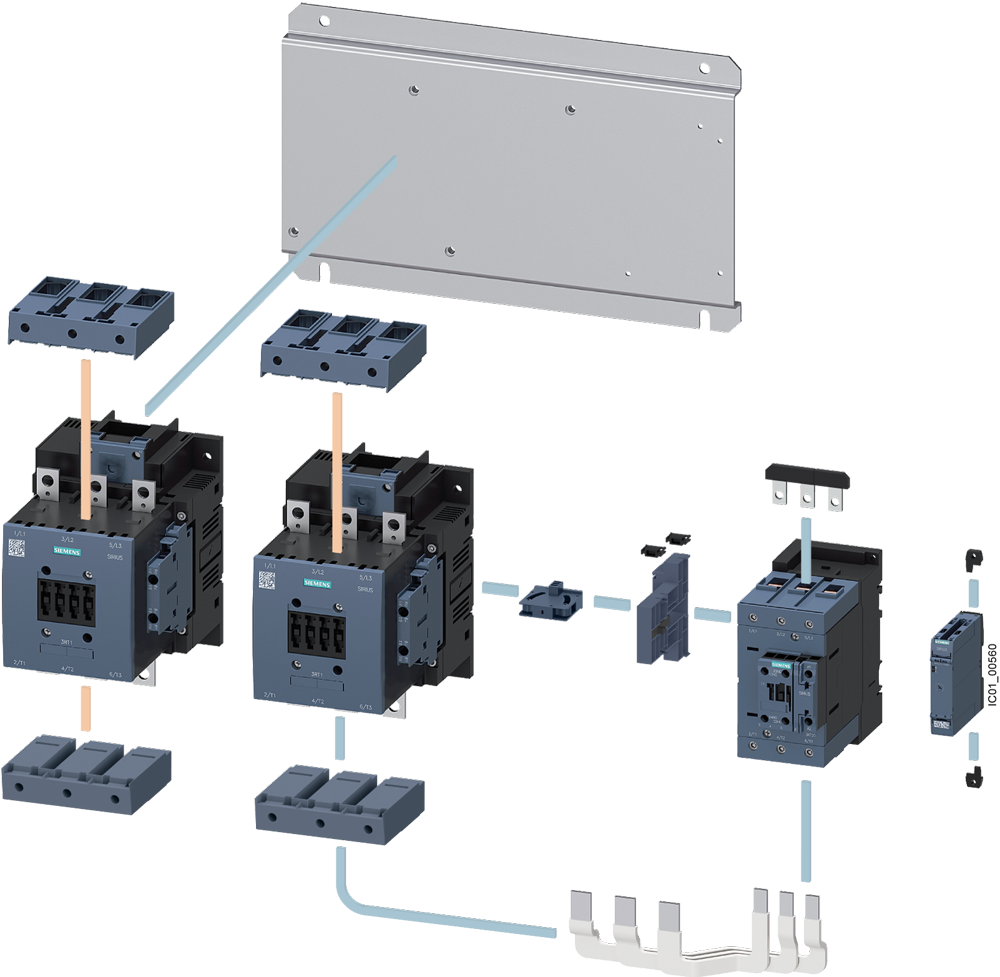 3RA1954-2A Mech. zablokování pro stykače S6/S10/S12 3RT10/3RT12/3RT14