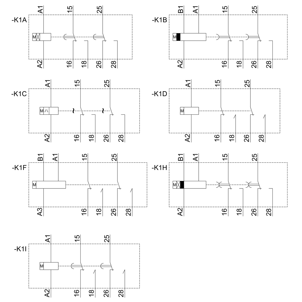 Časové relé, elektronické multifunkční, 2 přepínací kontakty, 7 funkcí, 7 časových rozsahů
