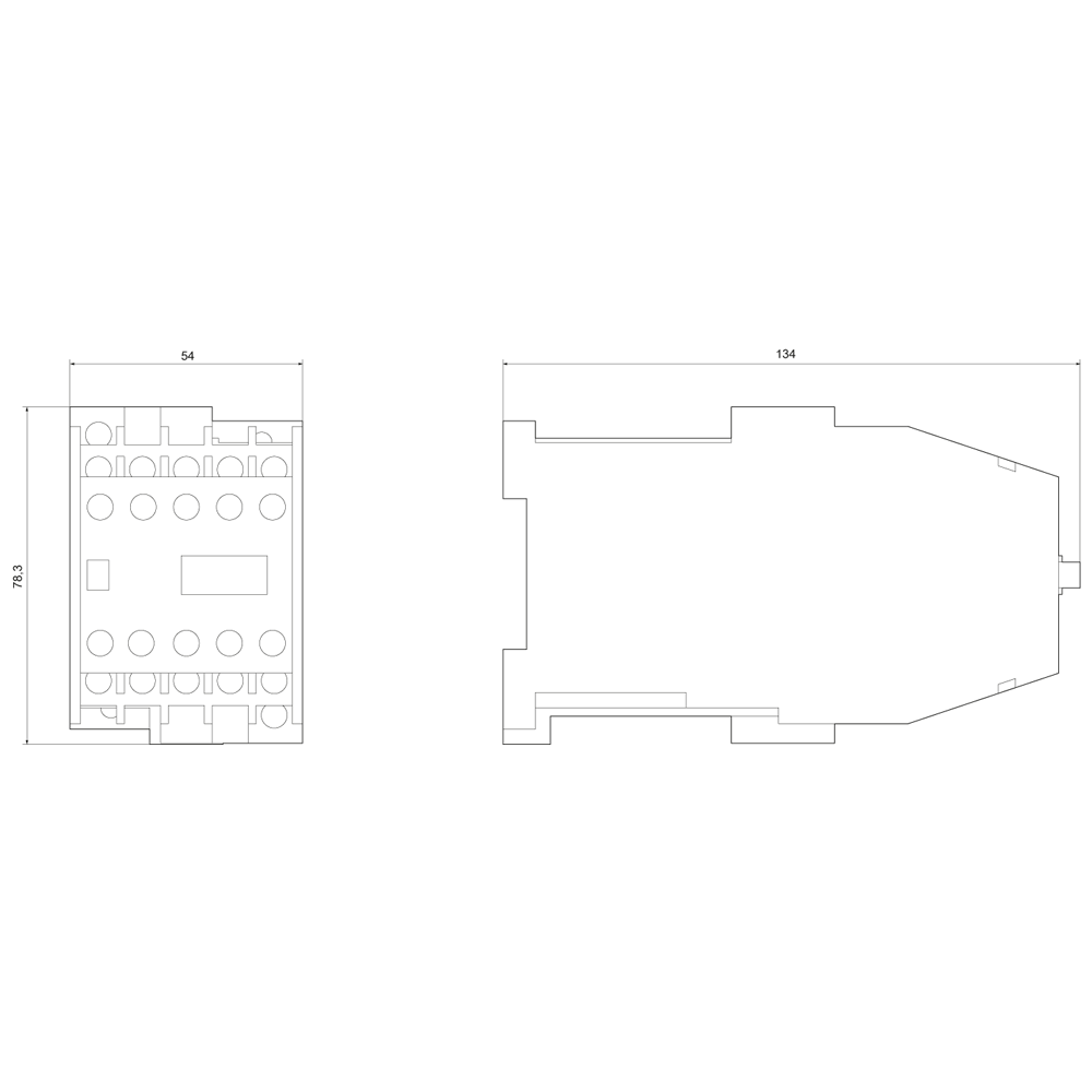 3TH4382-0BM4 Pomocný stykač 82E, 8 NO + 2 NC, ovládání DC, DC220V
