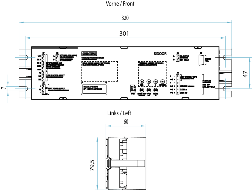 SIDOOR AT40 RELAY With relay outputs For elevator doors