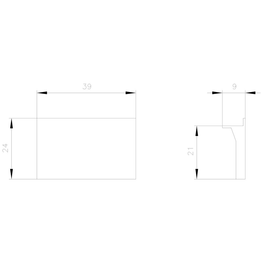 Krytka pro připojovací vlajky pro vidlicové přípojky
