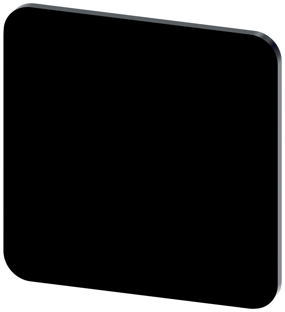 Popisný štítek 22 x 22 mm, štítek černý, bez nápisu