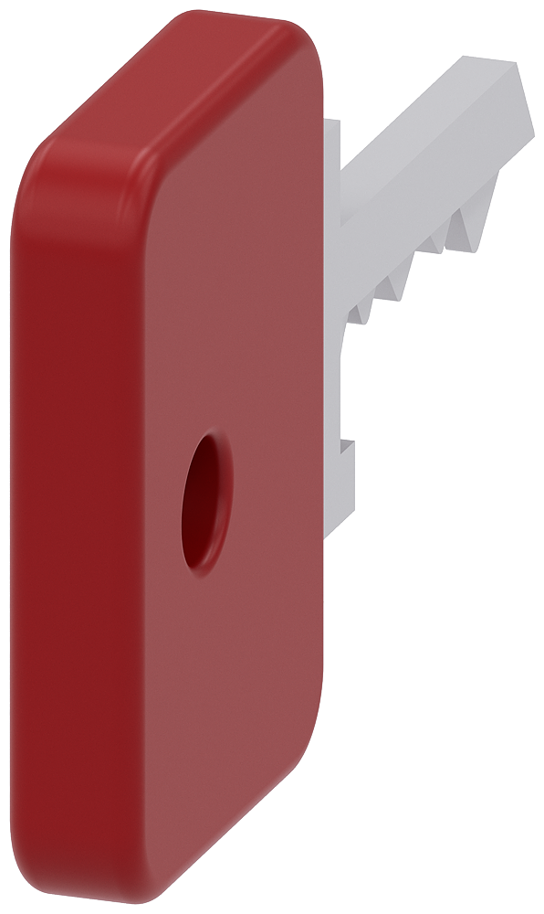 Klíč pro klíčový spínač O.M.R., červená