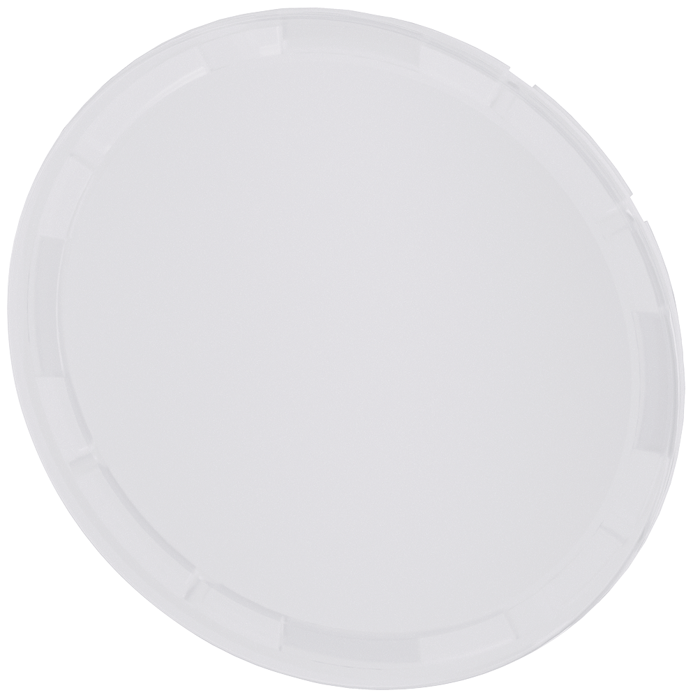 Stiskací knoflík, bílý, pro prosvětlené tlačítko