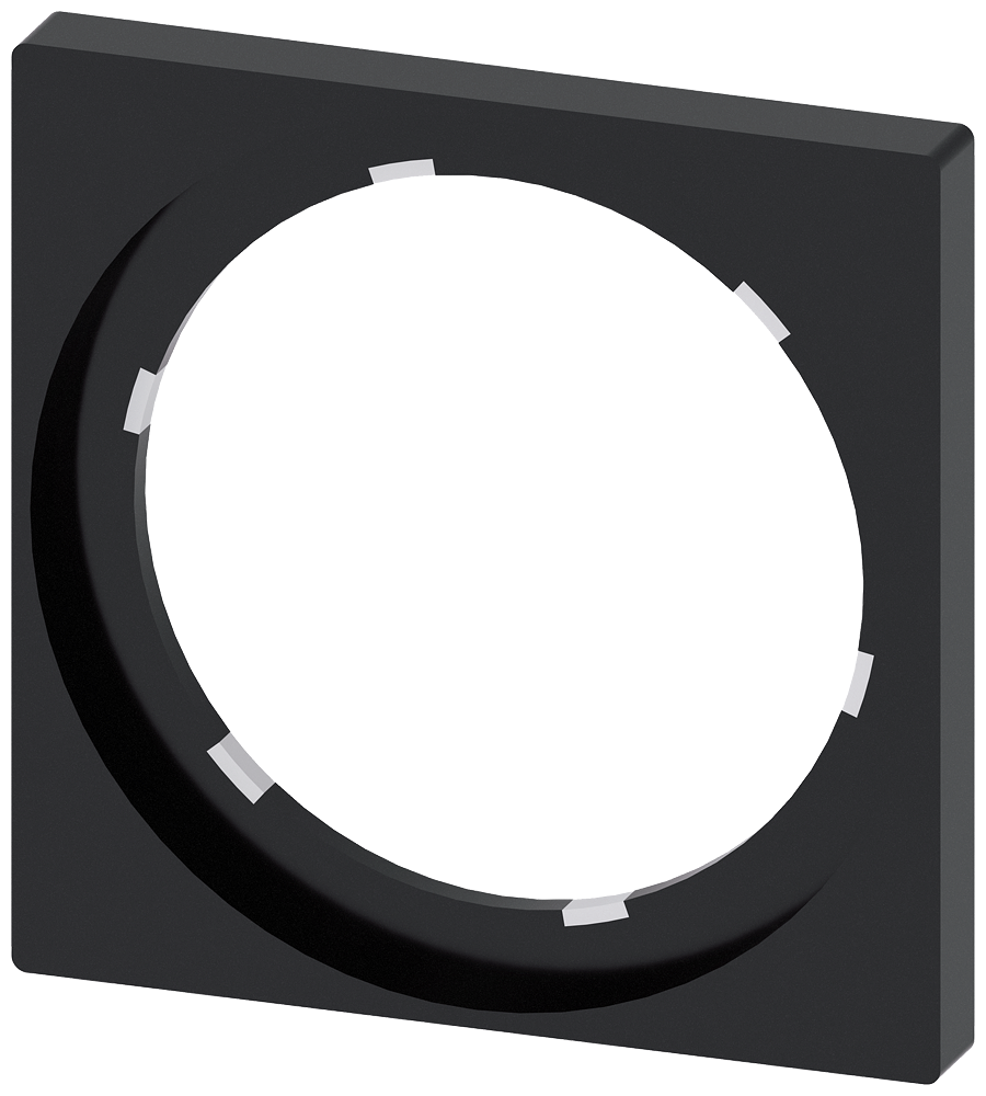 Samostatný rámeček pro čtvercový design, černý