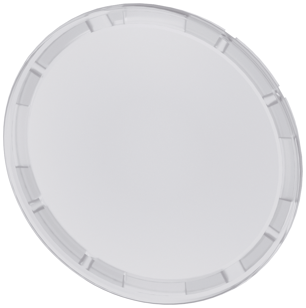 Stiskací knoflík, čirý, pro prosvětlené tlačítko