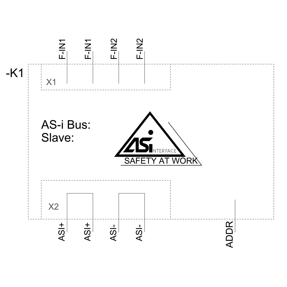 3SU1400-2EA10-6AA0 Modul rozhraní AS-Interface, 2 bezpečné vstupy, černá barva