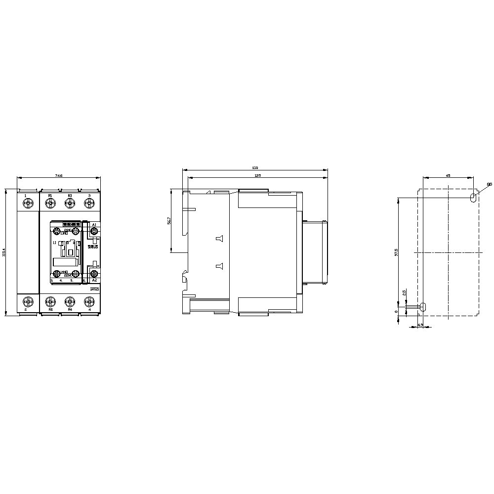 Eaton Contattore DILM12-10 230V/AC 5.5kW/400V - Leistungsschütz Con Morsetti A Doppio Telaio