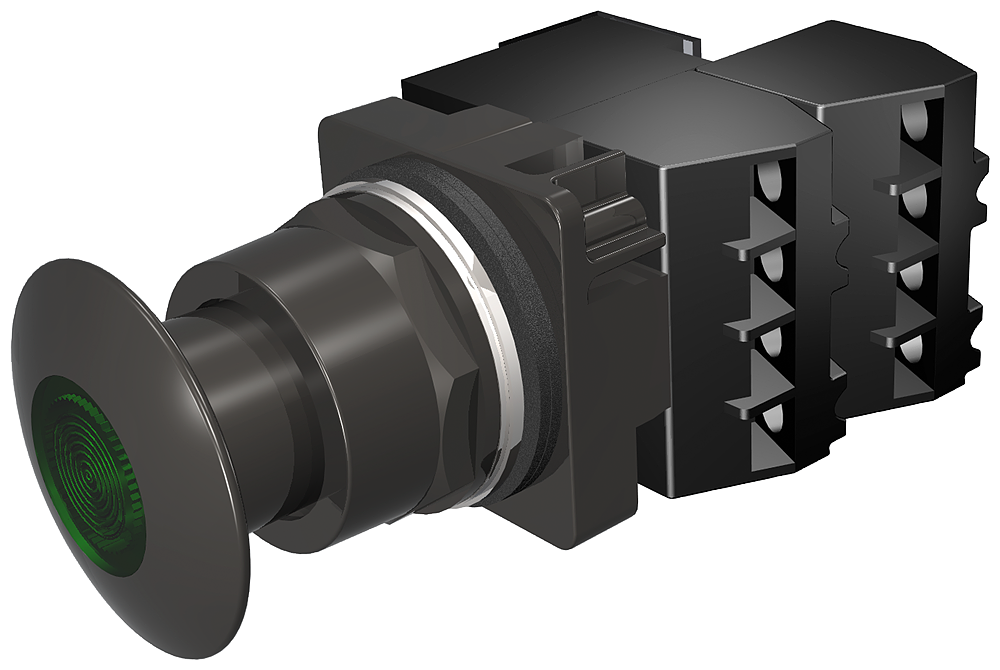 3POS,NMA4X,MTD,XFR120,BK-GRN,NCXLBNC,LED