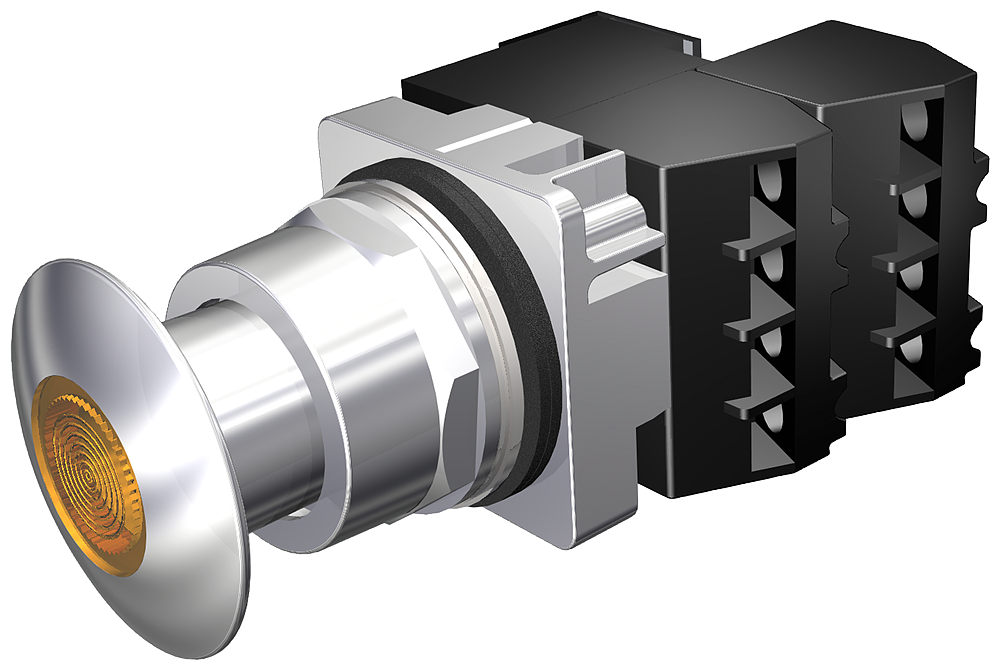 Product image for Siemens 52PP3G9U PUSHBUTTON,MTD,AMB,1 3