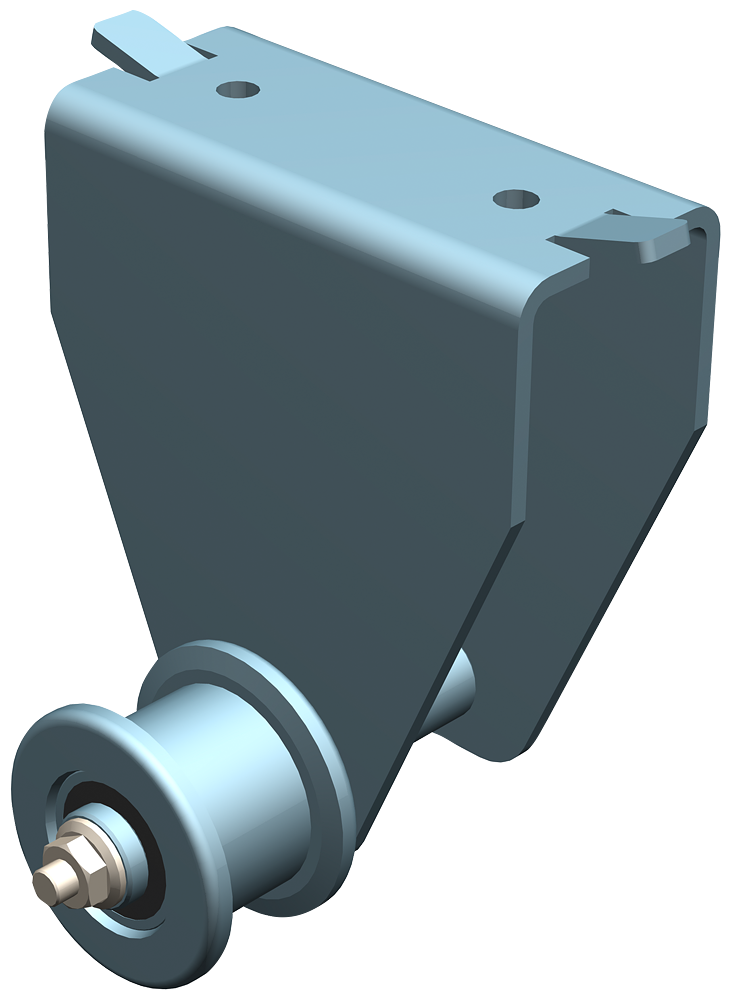SIDOOR deflector unit with guide pulley for deflection of the SIDOOR toothed belt - Image 3