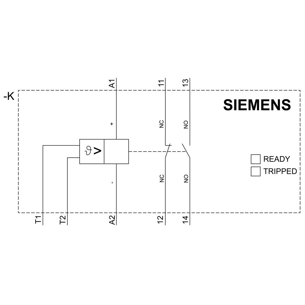Termistorové motorové jisticí relé, standard, šroubová svorka, 1 NO, 1 NC, AC/DC 24V