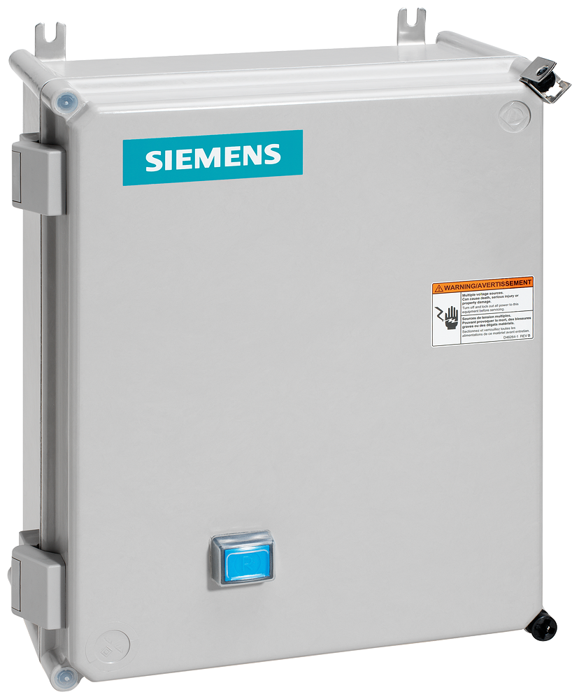 Non-reversing motor starter, Size 4, H2 Solid-state overload relay, OLR amp range 50-200A, 110V 50Hz / 120V 60Hz coil, Non-combination type, Enclosure type 4X fiberglass, Water/dust tight noncorrosive, Standard width enclosure