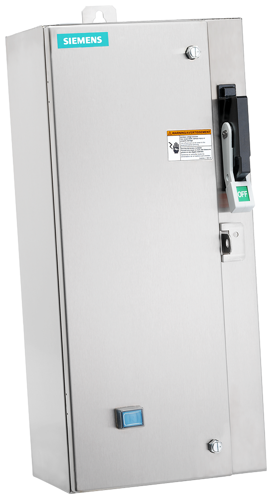 Non-reversing motor starter, Size 0, H2 Solid-state overload relay, OLR amp range 5.5-22A, 110 120/220 240VAC 60Hz coil, Combination type, 30A non-fusible disconnect, Encl NEMA type 4X 304 S-Steel, Water/dust tight noncorrosive, Standard width enclosure