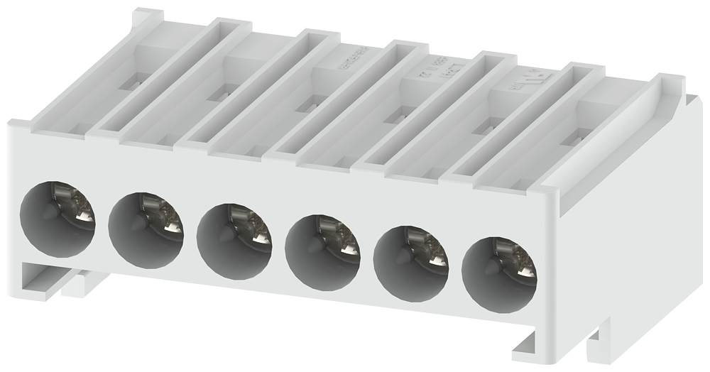 Odnímatelné řídicí svorky s pružinovými svorkami 4 bloky po 6 svorkách