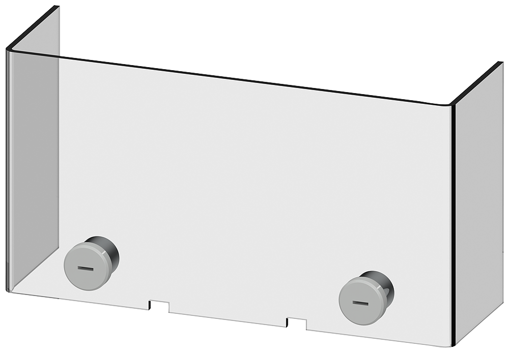 Terminal Cover for installing as a single unit or on the load side for direct mounting to a 3RB1262 with 3TF68