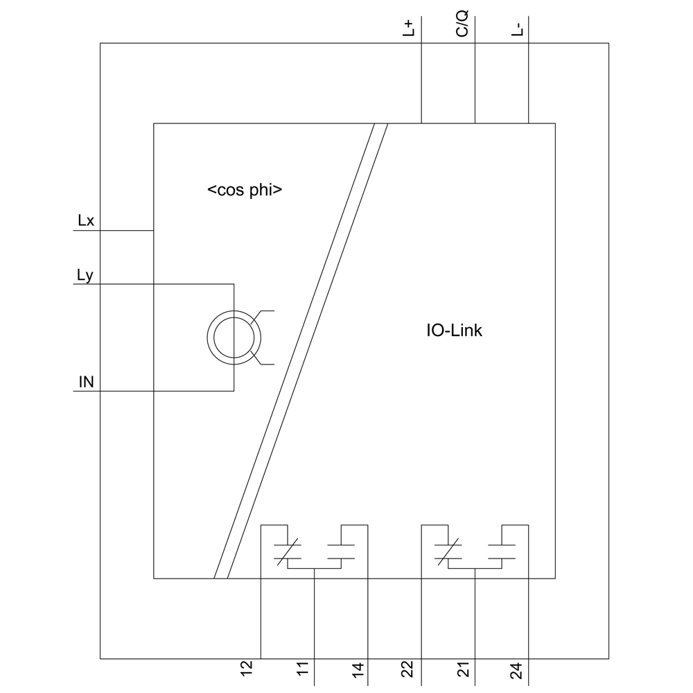 !!! product phase-out !!! the preferred successor is 3UG5842-2AA40 digital monitoring relay cos phi and current monitoring for IO-Link 90...690 V AC - Image 5