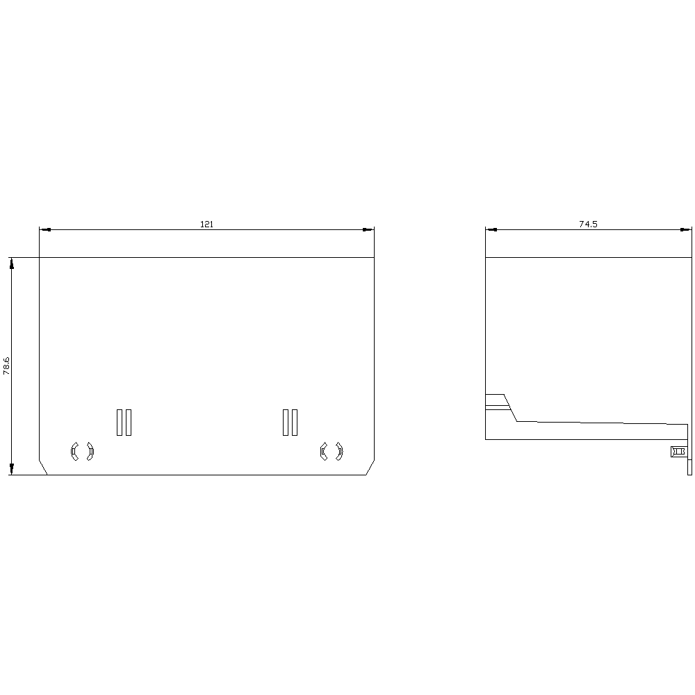 3RT1956-4EB10 Kryt svorek pro 3RT135 (sada obsahující 1 pár)