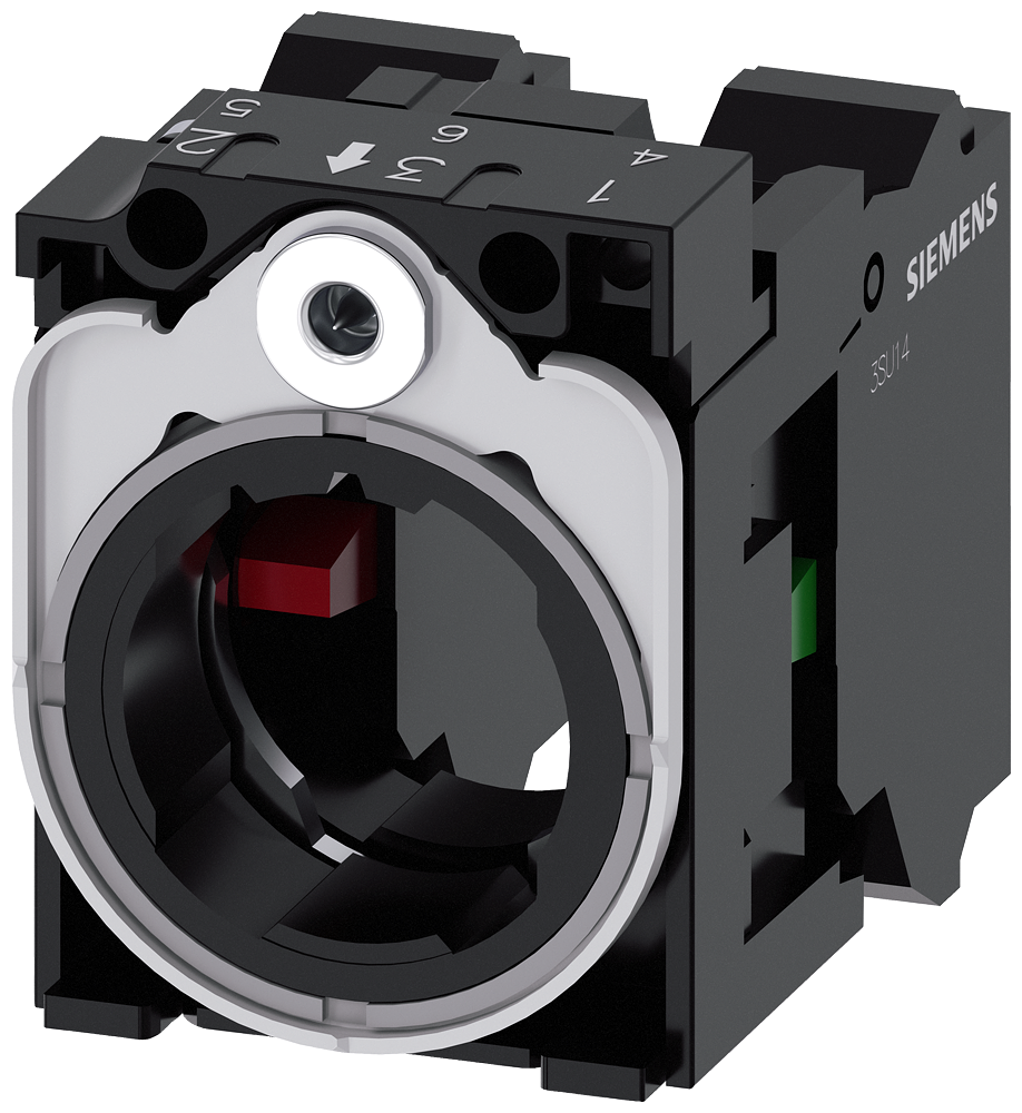 Držák pro 3 moduly, plast/kov, 1NO, 1NC