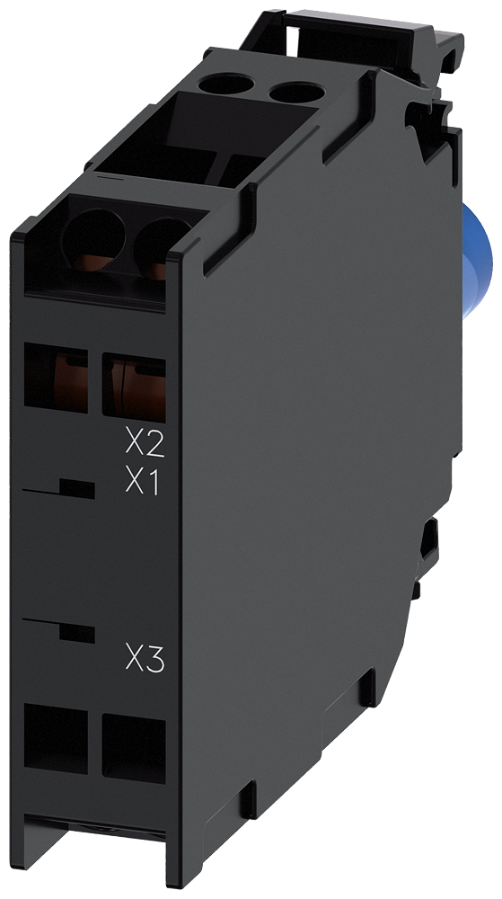 Signaliz. LED modul s integr. LED DC 24V, červená-žlutá-zelená, pružinová svorka