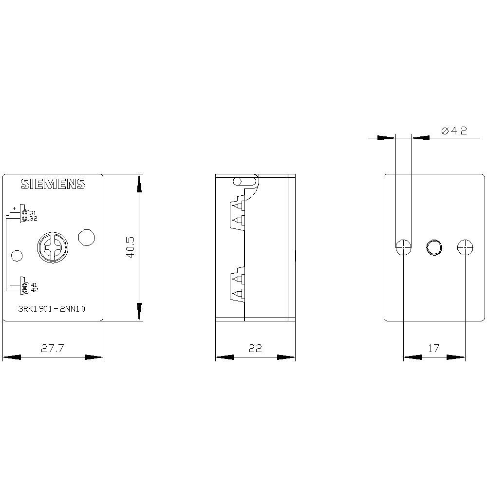 AS-Interface rozdělovač, kompaktní, pro AS-i profilový kabel, IP67/68/69K, maximálně 8 A