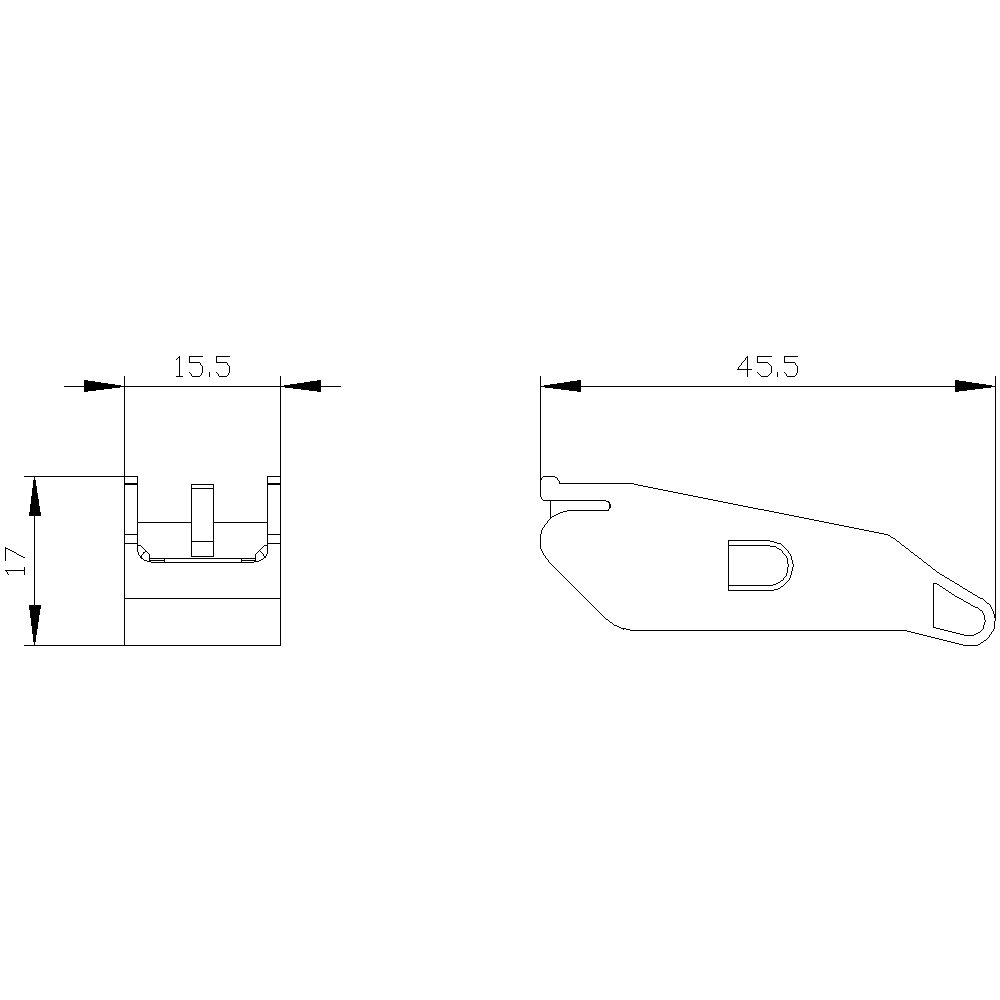 LZS:RT17016 Sponka/vyhazovací třmen pro patici RT
