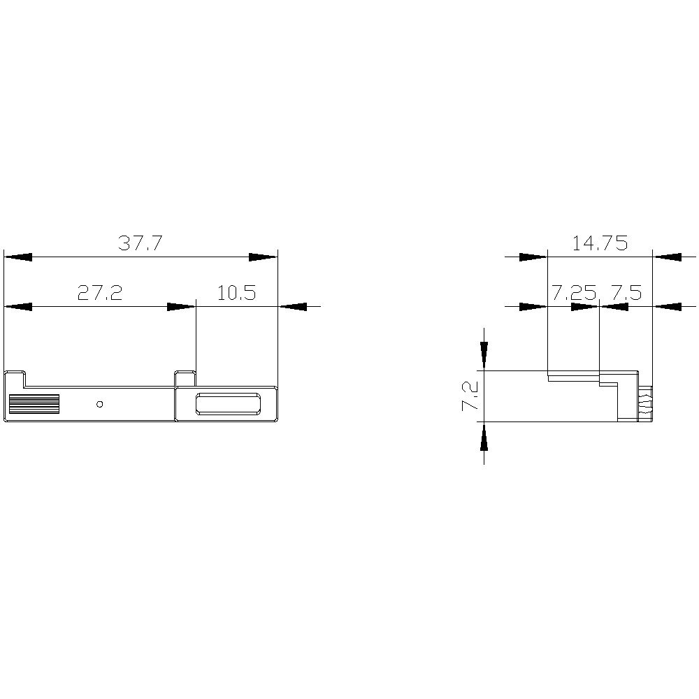 Propojovací hřeben 6pól. pro PT-patici připojenou šroubovými svorkami