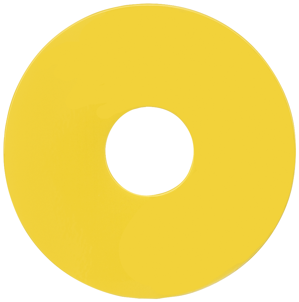 3SB2908-2AF Podkladový štítek, žlutý, samolepicí, bez nápisu