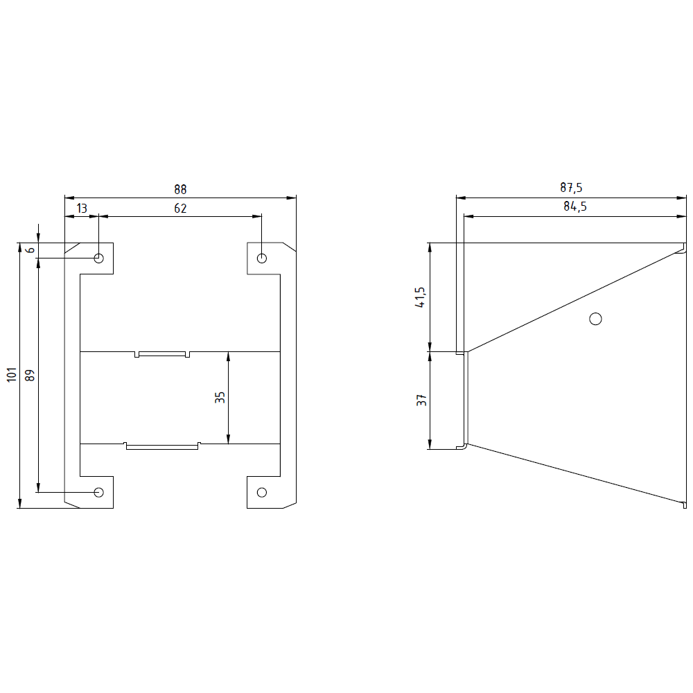 Držák čelní desky, S0