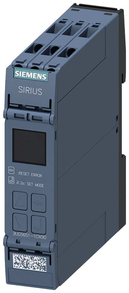 digital monitoring relay speed monitoring from 0.1 to 6000 r/min overshoot and undershoot supply voltage 24 ... 240 V AC/DC by Siemens