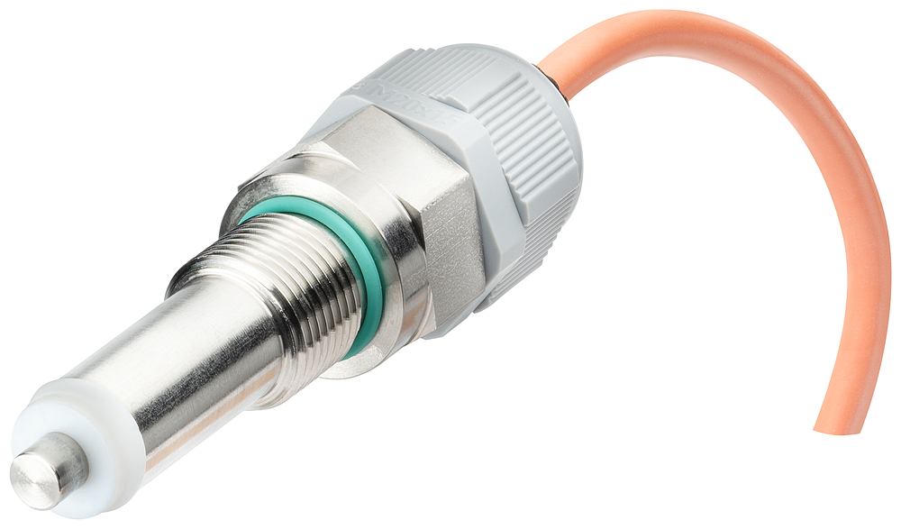 1-pole electrode for lateral installation for level monitoring mechanically stable design by Siemens