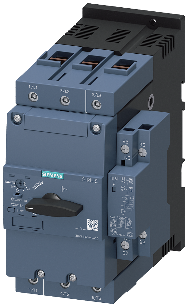 Siemens 3RV2142-4JA10 — SIRIUS 3RV2 motor starter protectors