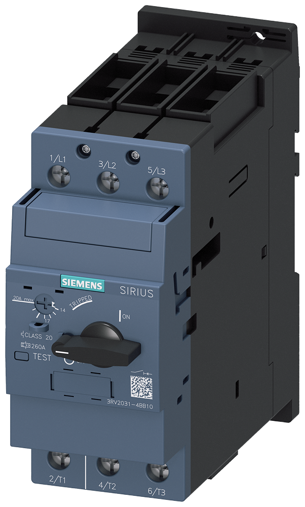 Siemens 3RV2031-4BB10 — SIRIUS 3RV2 motor starter protectors