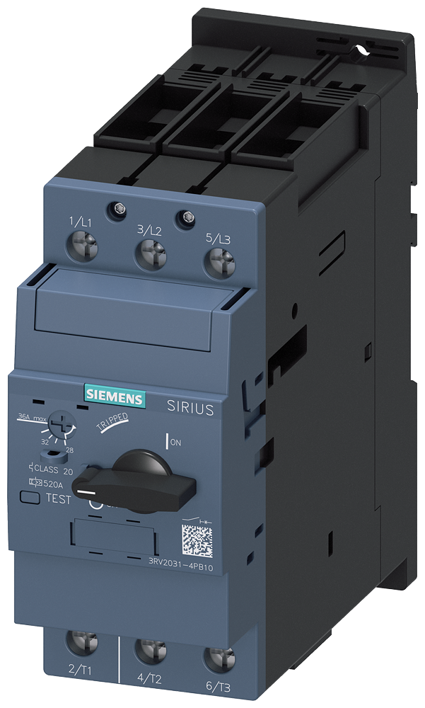 Siemens 3RV2031-4PB10 — SIRIUS 3RV2 motor starter protectors