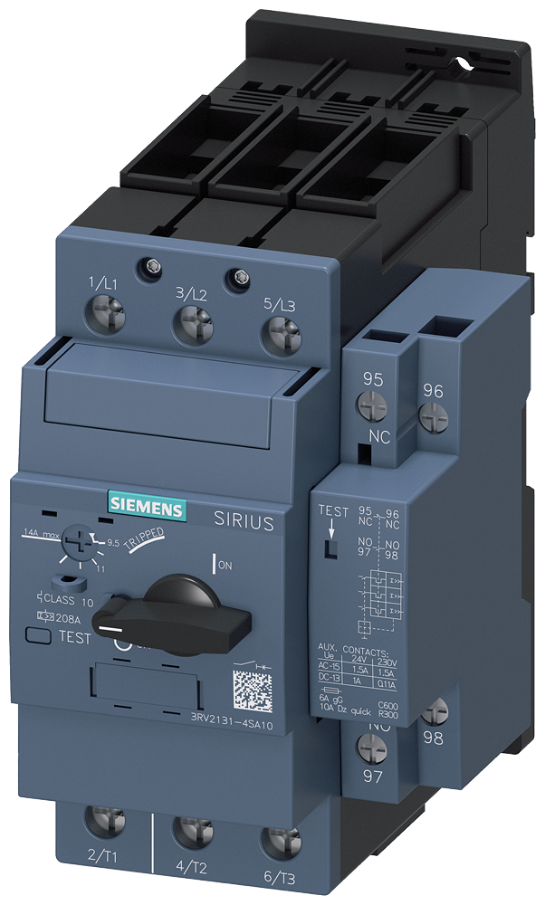 Siemens 3RV2131-4SA10 — SIRIUS 3RV2 motor starter protectors
