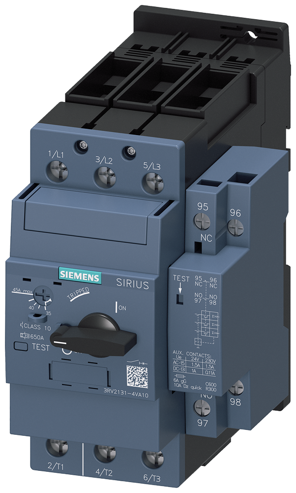 Siemens 3RV2131-4VA10 — SIRIUS 3RV2 motor starter protectors