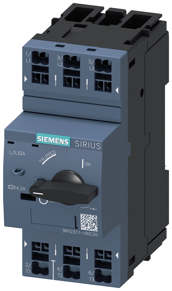 Siemens 3RV2311-0DC20 — SIRIUS 3RV2 motor starter protectors