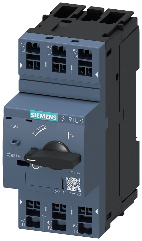 Siemens 3RV2311-1AC20 — SIRIUS 3RV2 motor starter protectors