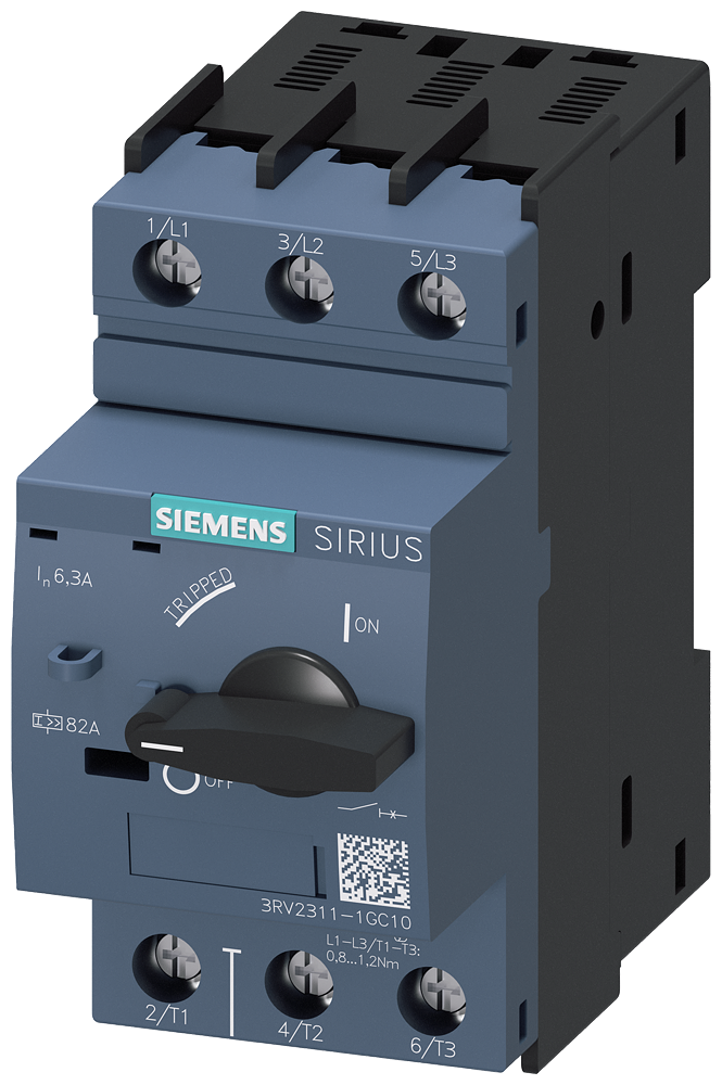 Siemens 3RV2311-1GC10 — SIRIUS 3RV2 motor starter protectors