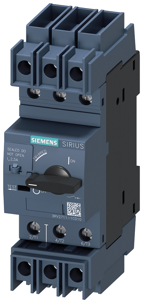 Siemens 3RV2711-1CD10 — SIRIUS 3RV2 motor starter protectors