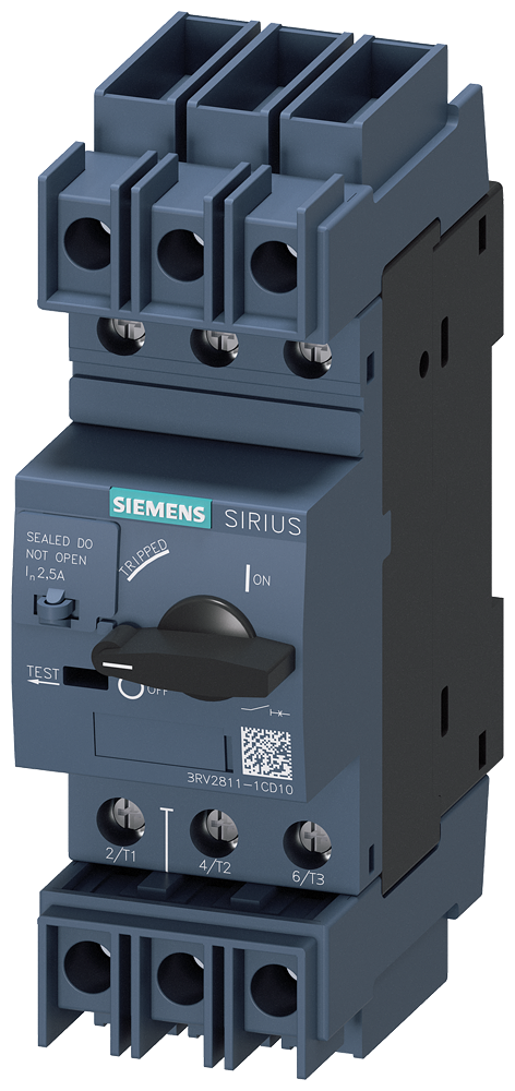 Siemens 3RV2811-1CD10 — SIRIUS 3RV2 motor starter protectors