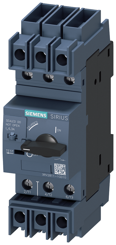 Siemens 3RV2811-1GD10 — SIRIUS 3RV2 motor starter protectors