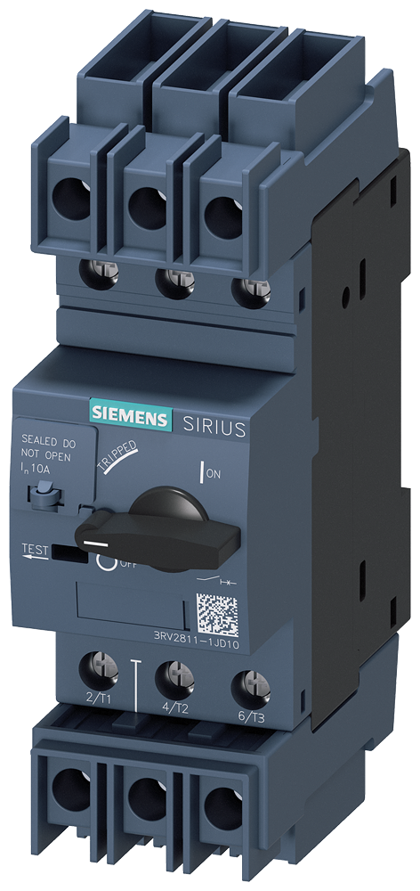 Siemens 3RV2811-1JD10 — SIRIUS 3RV2 motor starter protectors