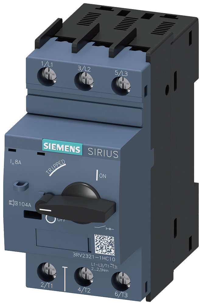 Siemens 3RV2321-1HC10 — SIRIUS 3RV2 motor starter protectors
